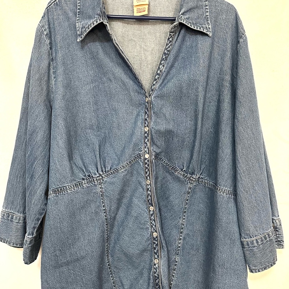 Faded Glory Women's Denim Top - Blue